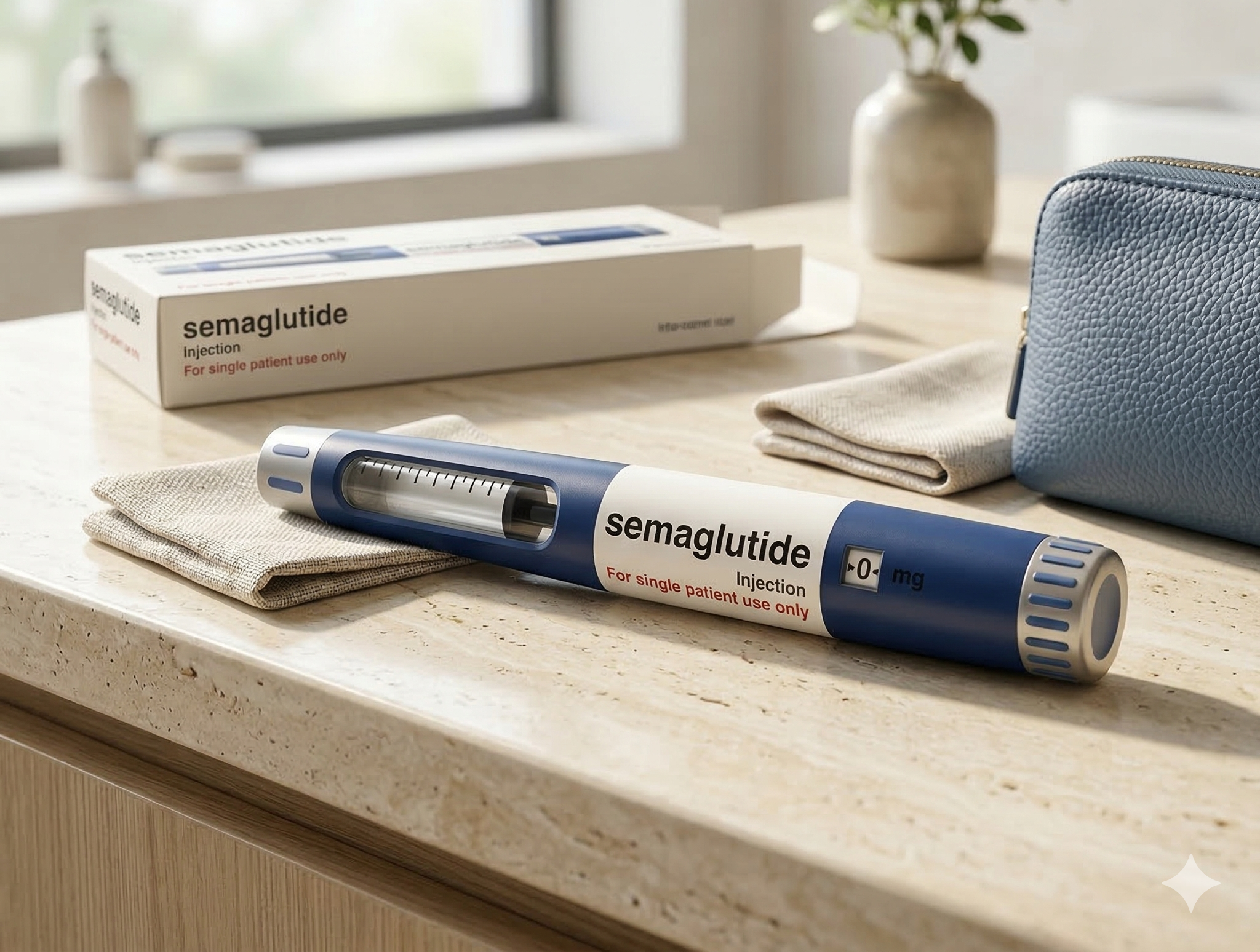 Semaglutide vial and pen